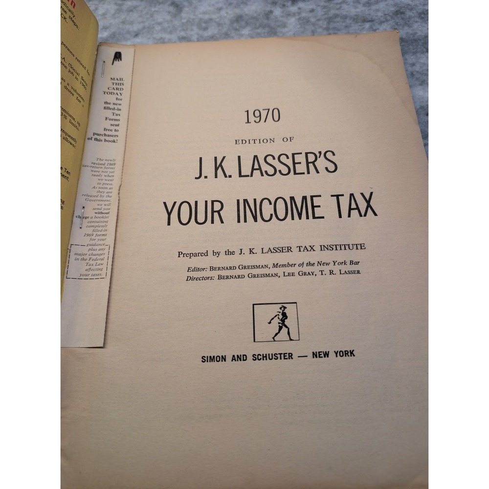 J.K. Lasser's Your Income Tax Guide Book 1970 Edition - Picture 10 of 11